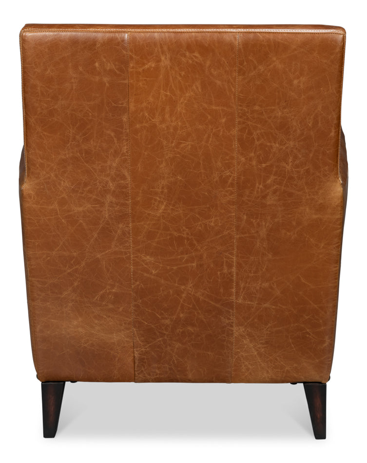 Dimity Distilled Leather Chairbrown