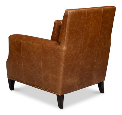 Dimity Distilled Leather Chairbrown