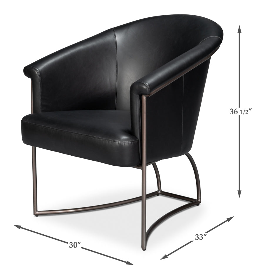 Nagel Distilled Leather Chaironyx Black