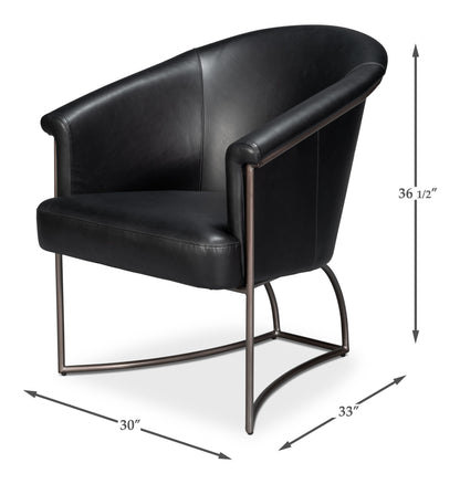 Nagel Distilled Leather Chaironyx Black