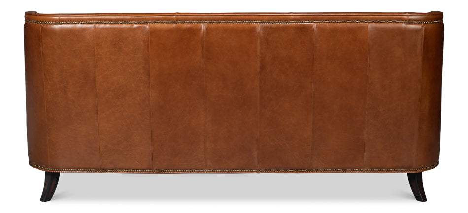 Philipe Distilled Leather Sofabrown