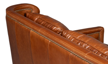 Philipe Distilled Leather Sofabrown