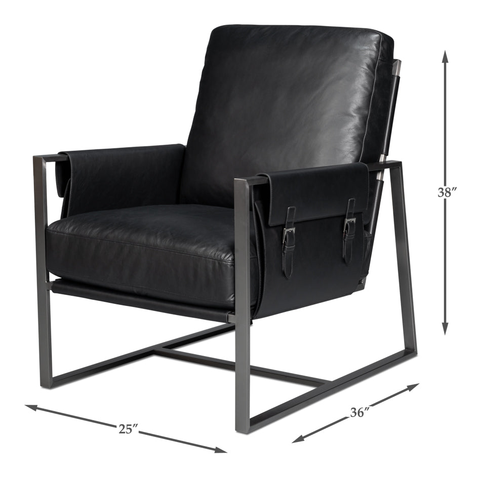 Edmonds Distilled Leather Chaironyx Blk