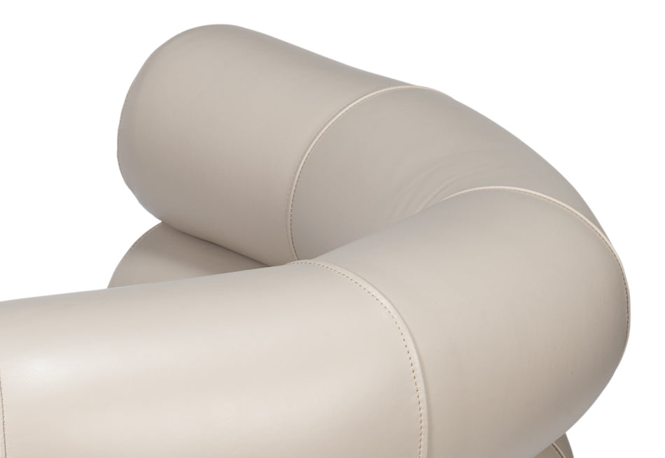 Rondo Occasional Leather Chairwhite