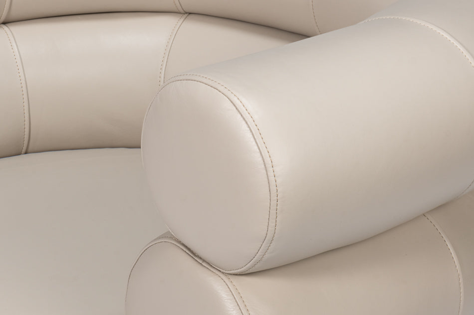 Rondo Occasional Leather Chairwhite