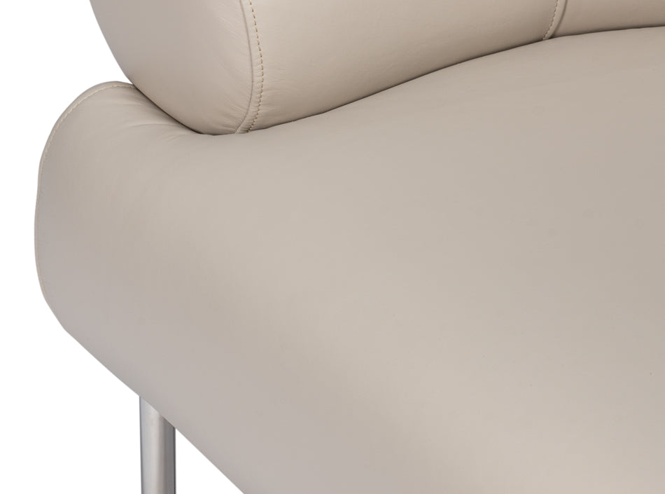 Rondo Occasional Leather Chairwhite