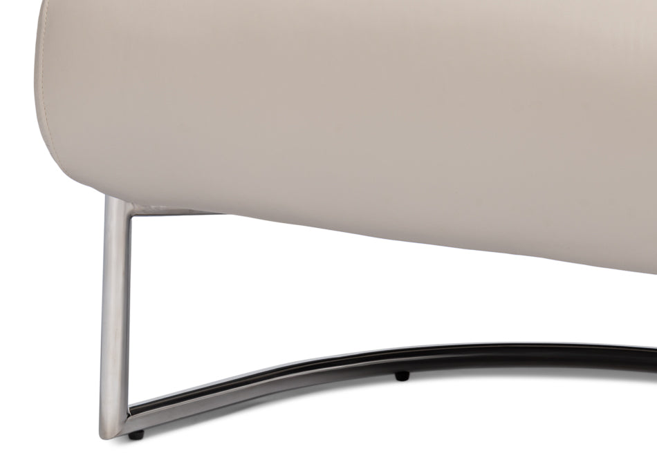 Rondo Occasional Leather Chairwhite