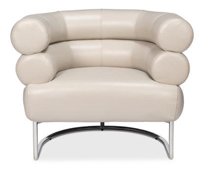 Rondo Occasional Leather Chairwhite