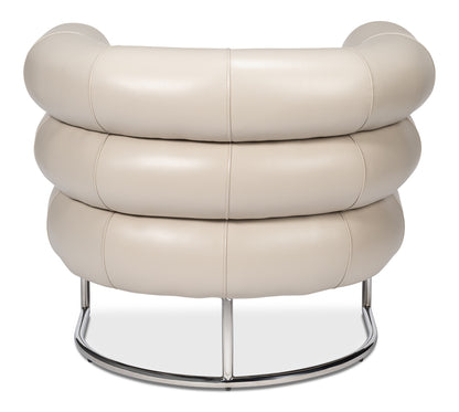 Rondo Occasional Leather Chairwhite
