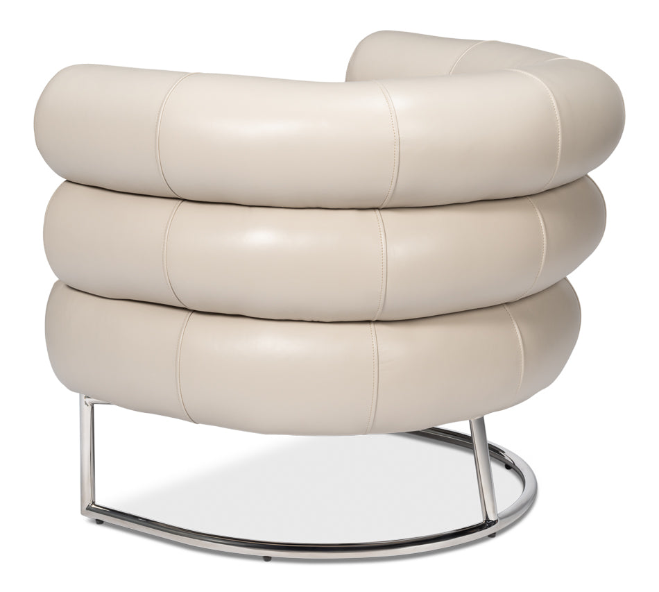 Rondo Occasional Leather Chairwhite