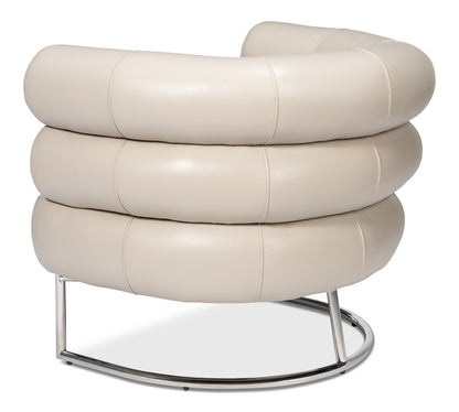 Rondo Occasional Leather Chairwhite