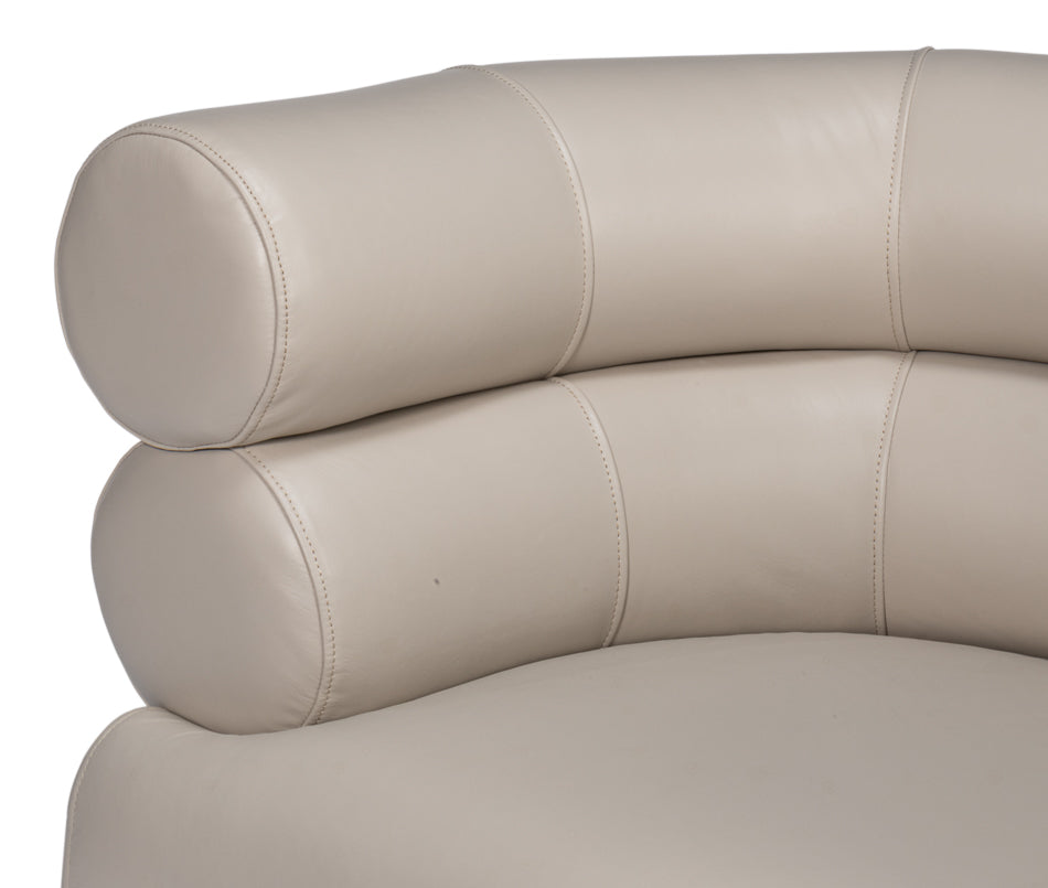 Rondo Occasional Leather Chairwhite