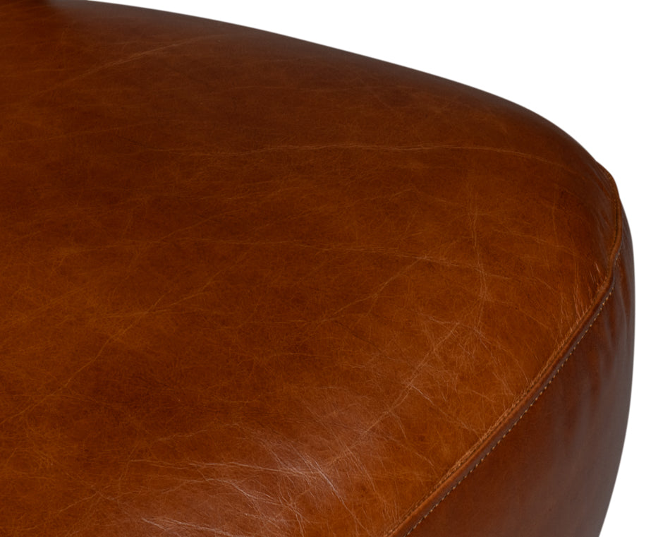Diddy Leather Chair Havana Brown