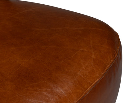 Diddy Leather Chair Havana Brown