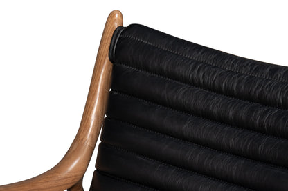 Singletary Leather Chair Onyx Black