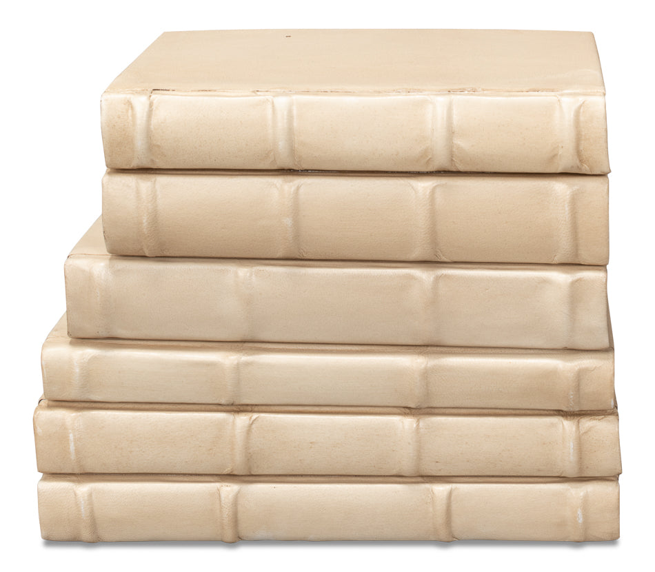 Books Set Of 12 Antique White