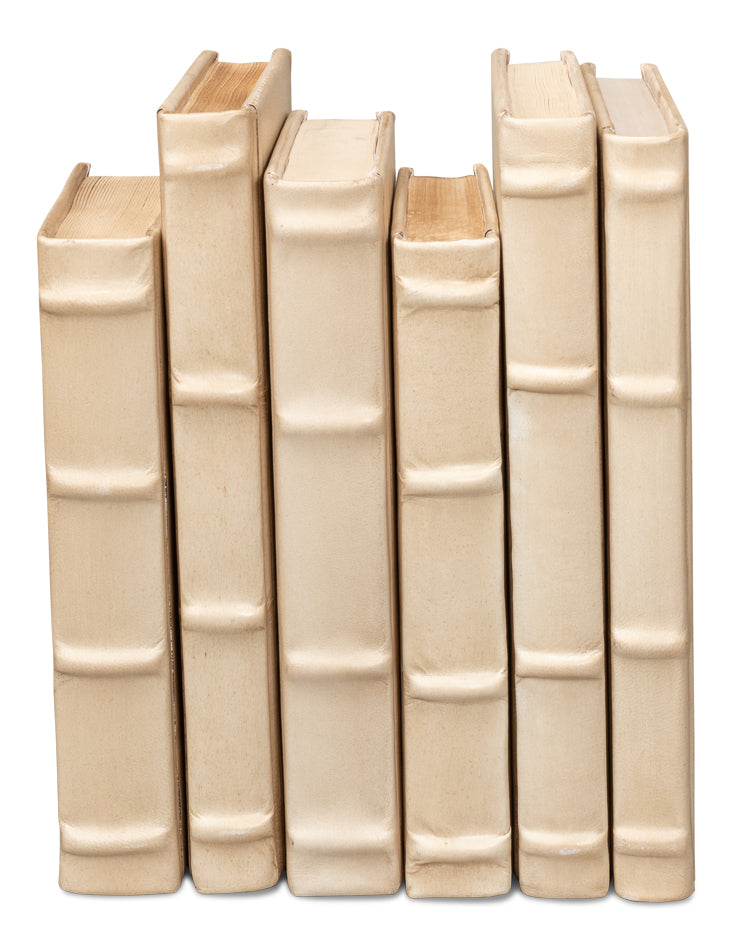 Books Set Of 12 Antique White