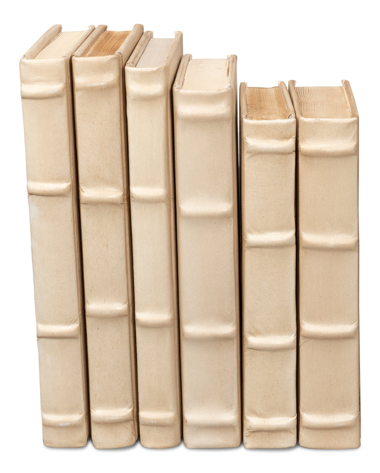 Books Set Of 12 Antique White