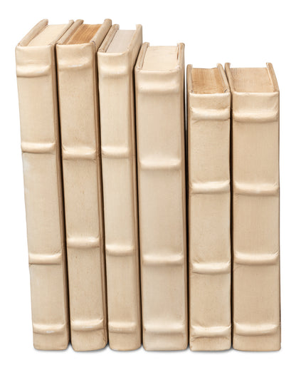 Books Set Of 12 Antique White