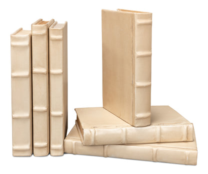 Books Set Of 12 Antique White