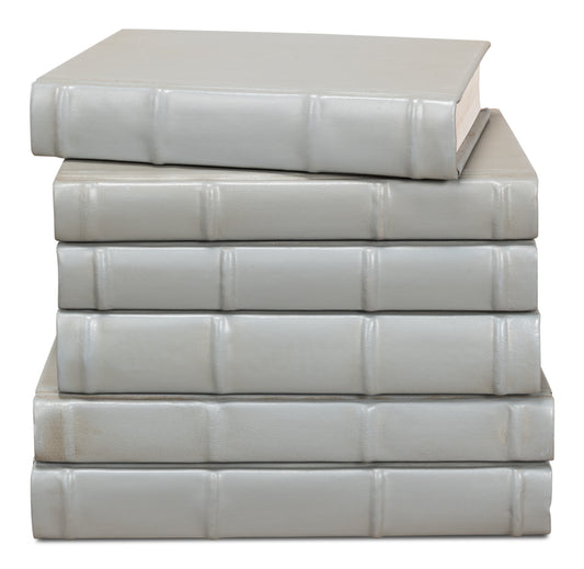 Books Set Of 12 Antique Grey