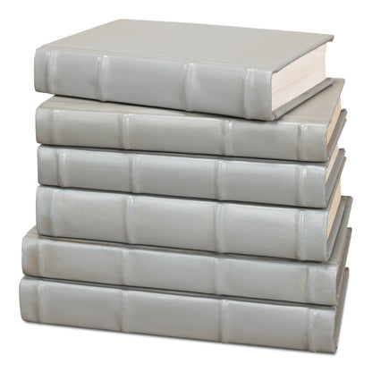Books Set Of 12 Antique Grey