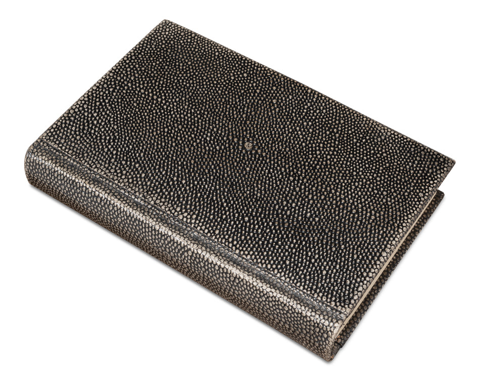 Shagreen Books Set Of 12 Antique Grey