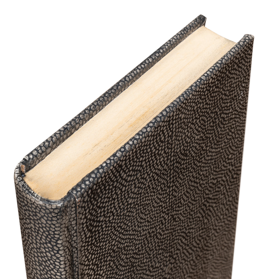 Shagreen Books Set Of 12 Antique Grey