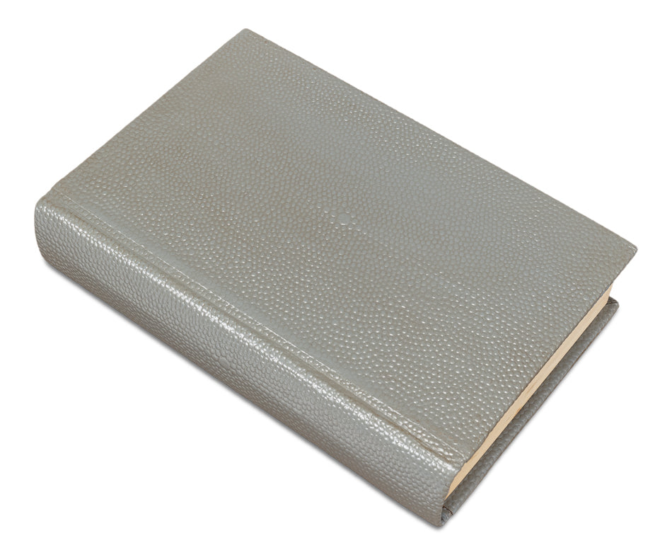 Shagreen Books Set Of 12 Storm Grey