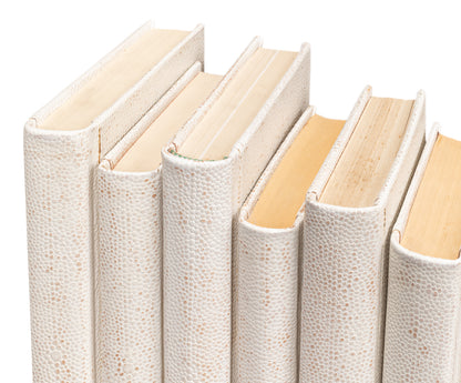 Shagreen Books Set Of 12 Osprey White