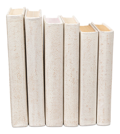 Shagreen Books Set Of 12 Osprey White