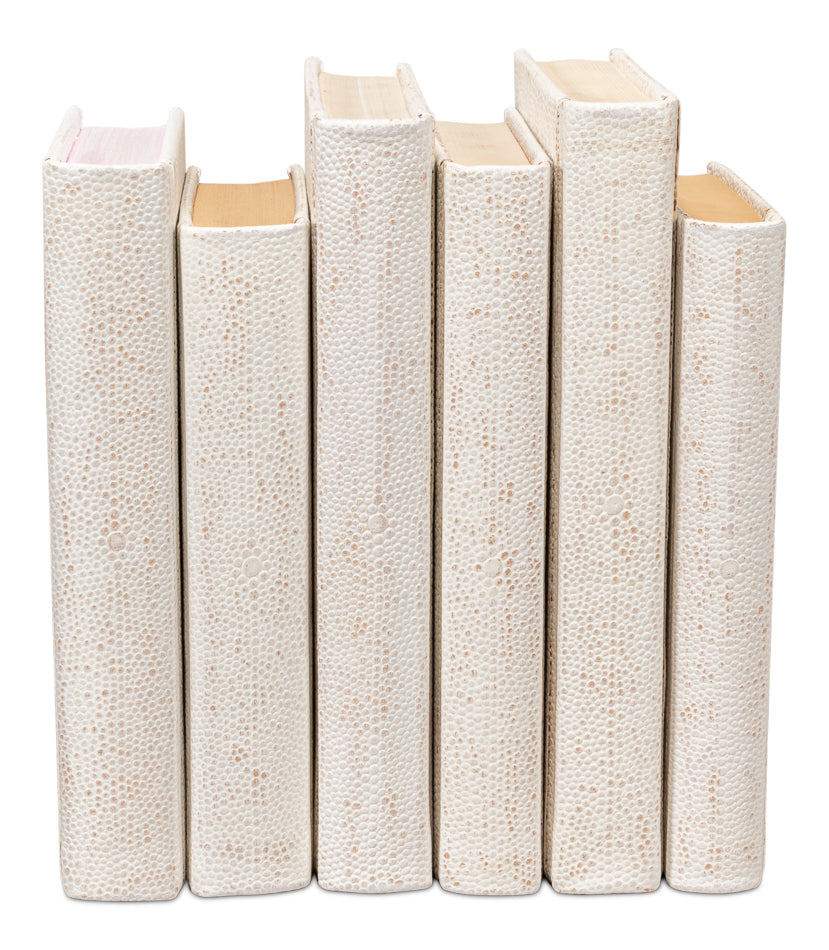 Shagreen Books Set Of 12 Osprey White
