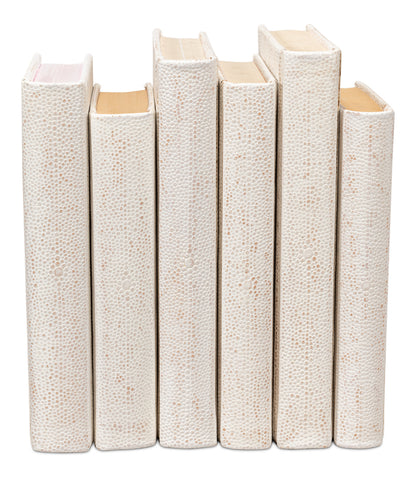 Shagreen Books Set Of 12 Osprey White