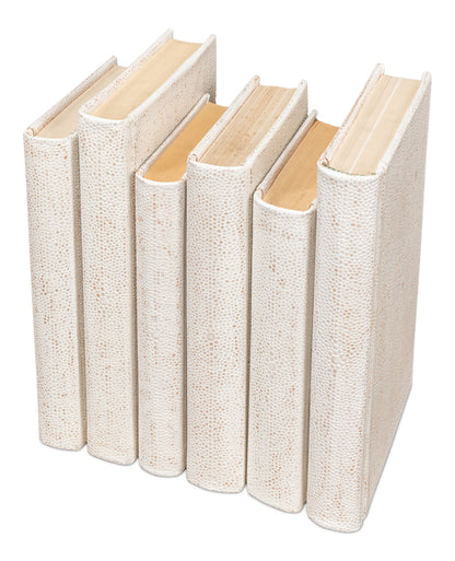 Shagreen Books Set Of 12 Osprey White