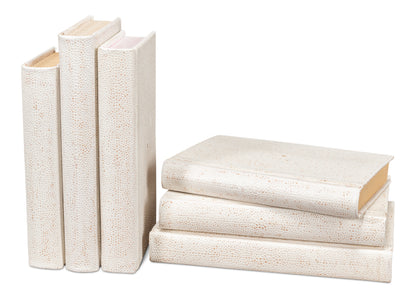 Shagreen Books Set Of 12 Osprey White