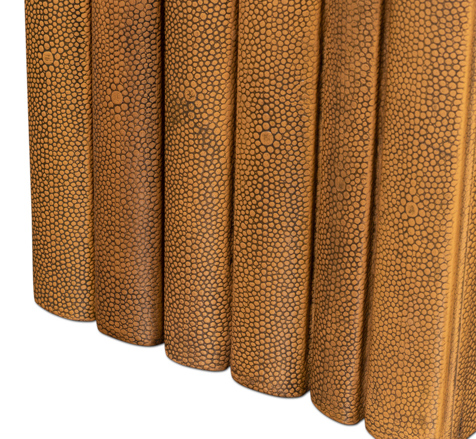 Shagreen Books Set Of 12 Tawny Brown