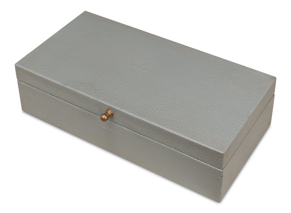 Gatsburg Shagreen Box Storm Grey S/2