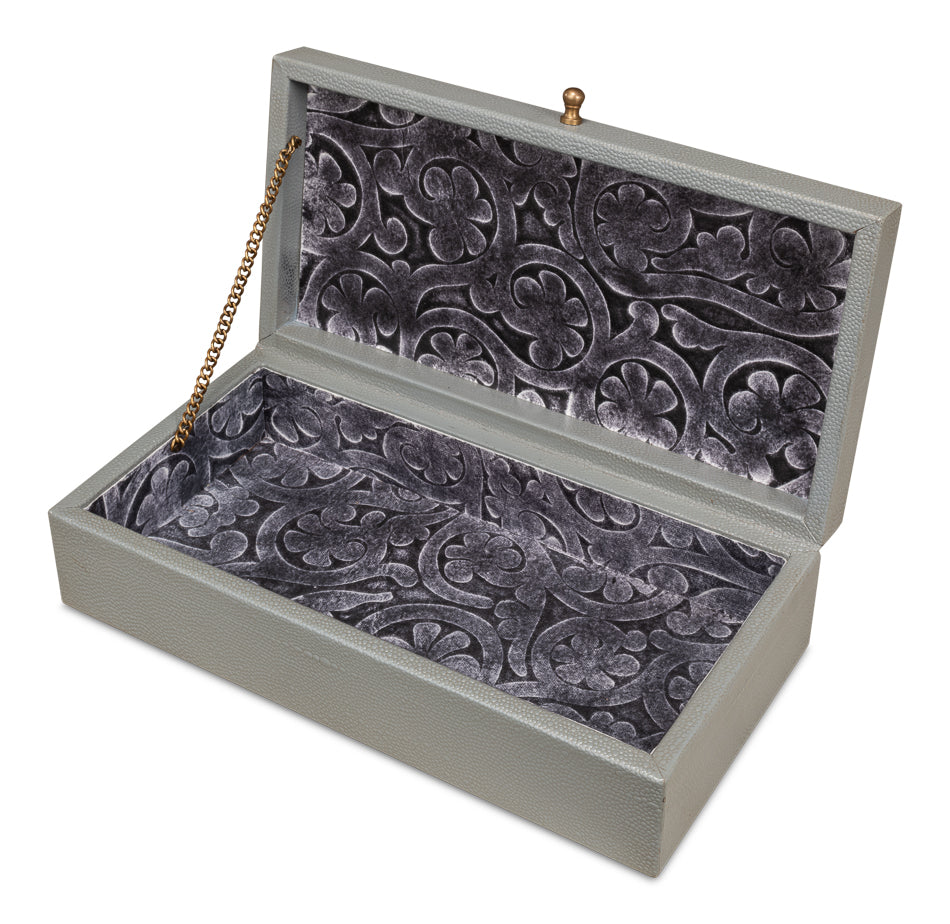 Gatsburg Shagreen Box Storm Grey S/2
