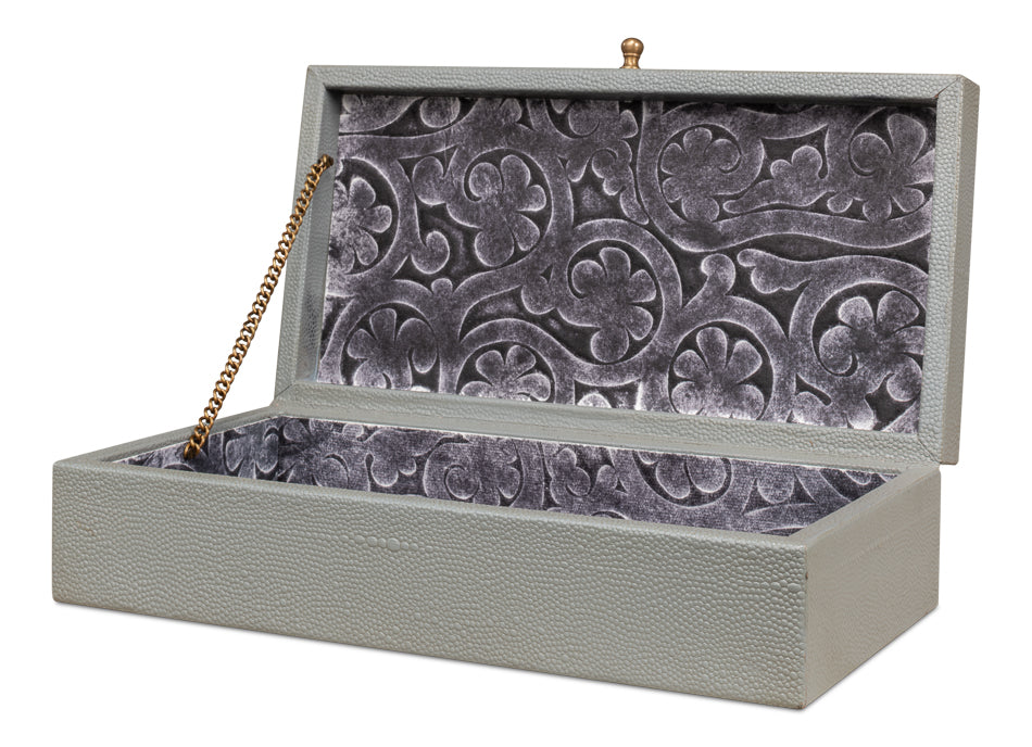 Gatsburg Shagreen Box Storm Grey S/2