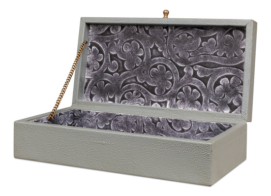 Gatsburg Shagreen Box Storm Grey S/2