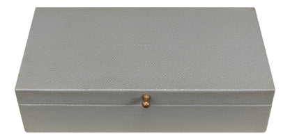 Gatsburg Shagreen Box Storm Grey S/2