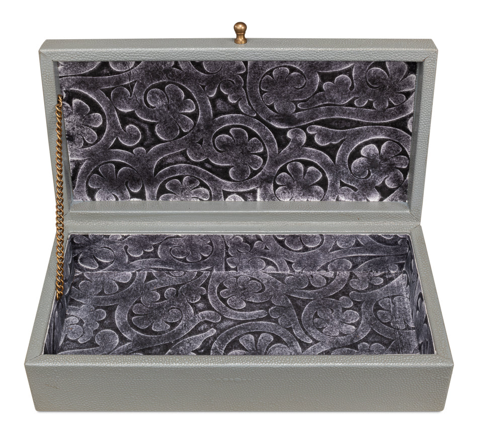 Gatsburg Shagreen Box Storm Grey S/2