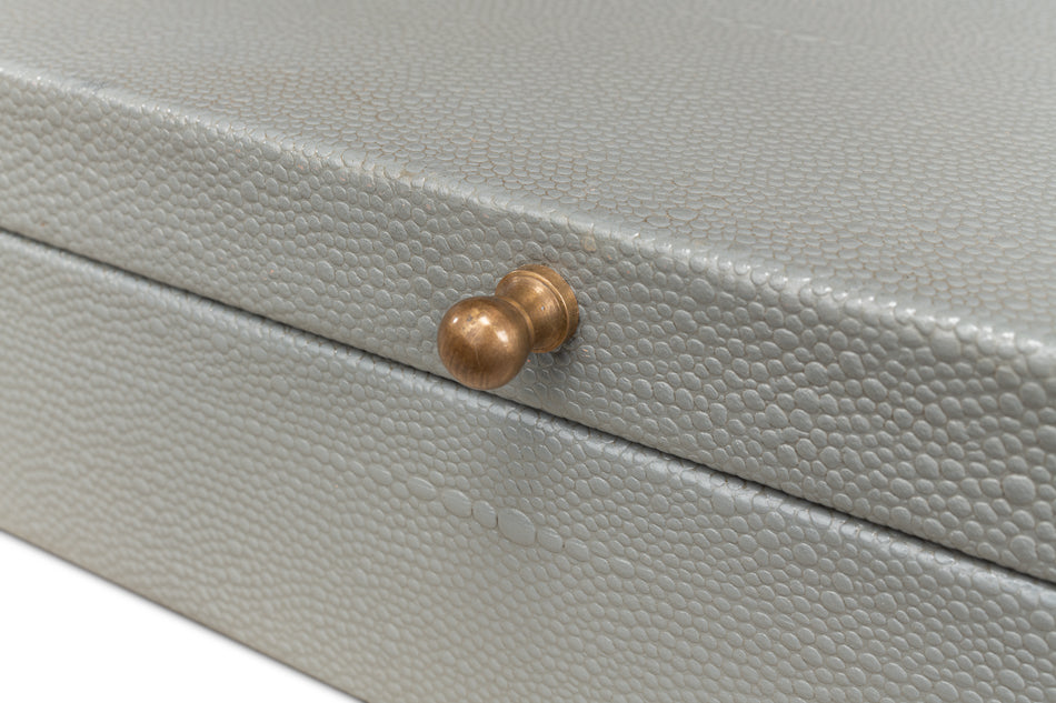 Gatsburg Shagreen Box Storm Grey S/2