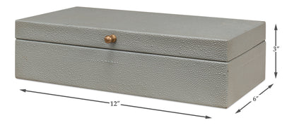 Gatsburg Shagreen Box Storm Grey S/2