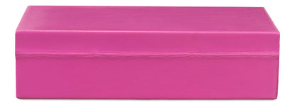 Gatsburg Shagreen Box Pink Set Of 2