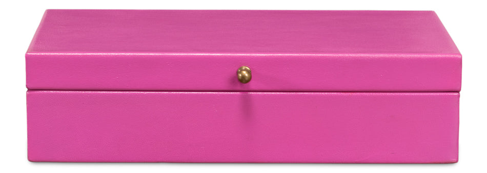 Gatsburg Shagreen Box Pink Set Of 2