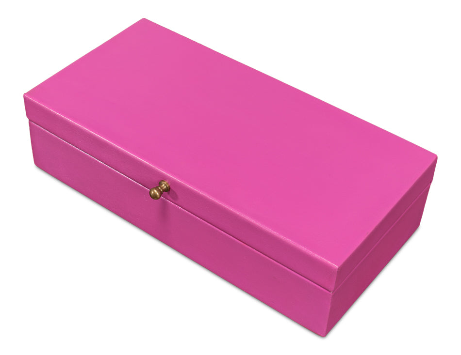 Gatsburg Shagreen Box Pink Set Of 2