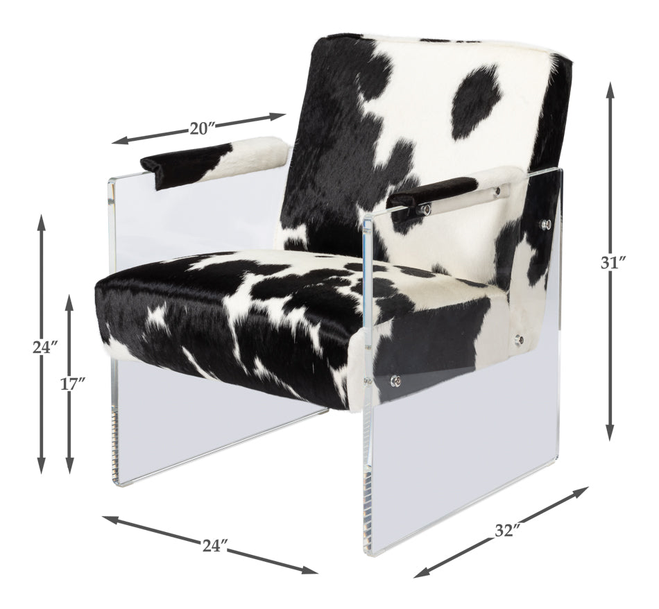Holloway Armchair Black & White