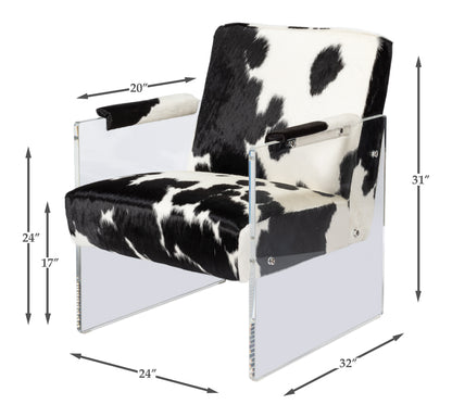 Holloway Armchair Black & White