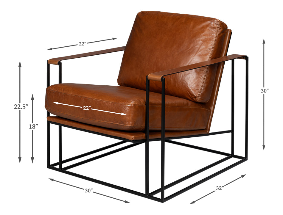 Oryan Chair Havana Brown